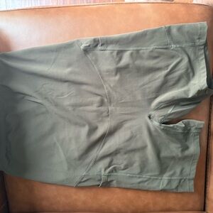 Olive Green Maternity Biker Shorts